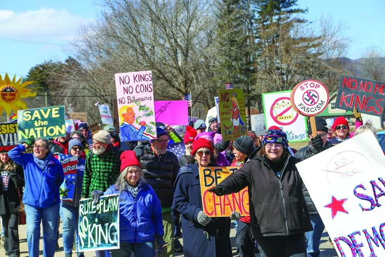 03-28-26 No Kings parade semi-wide signs