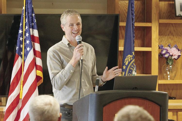 08-23-22 Dems Gibson Forum paige smile