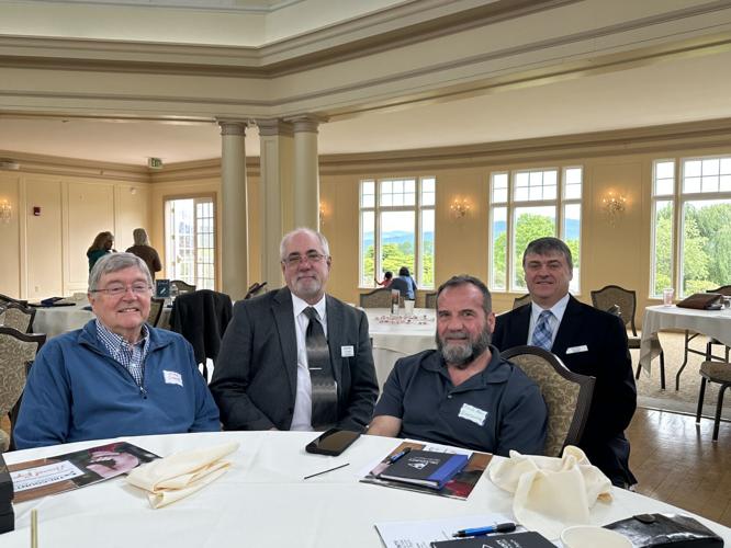 Recipient of the 2026 Spirit of Community Action Award recipient Kirk Stone (left)