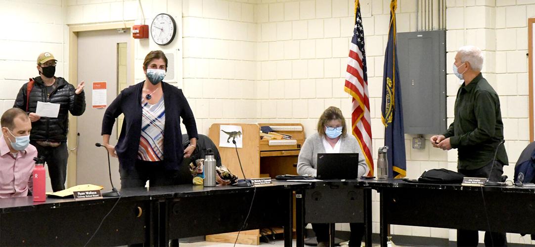 Conway School Board - recessed - Chase and Lentini