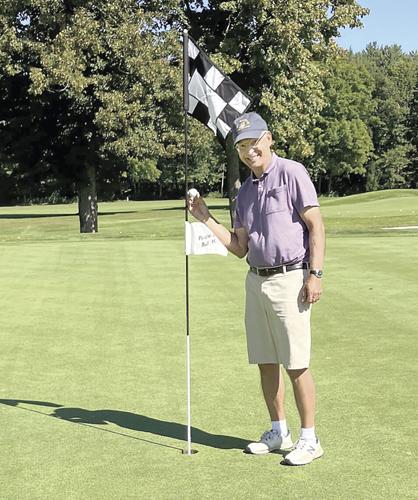 Golf Column - North Conway Country Club - Dana Russian first hole-in-one on No. 15