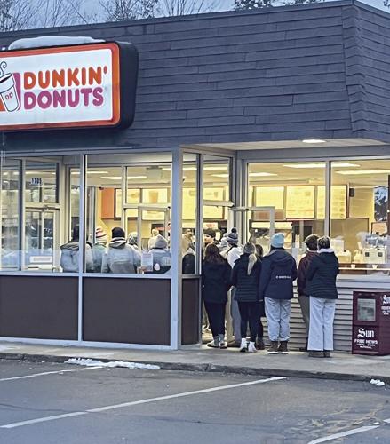 KHS Alpine team - Dunkin' Donuts pit stop