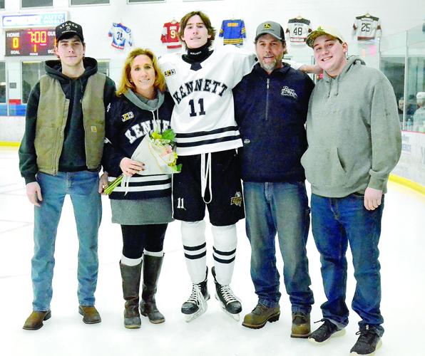 KHS Hockey - senior night - Gabe Shaw