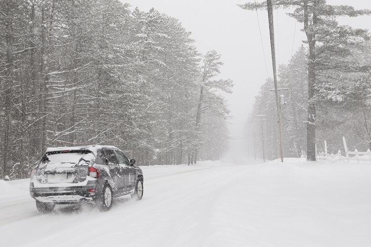 03-23-24 Snow car from behind