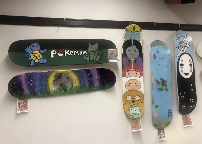 Valley Voice - skateboard art auction