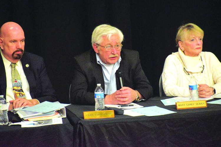 Conway selectmen - Colbath and Seavey with Thibodeau
