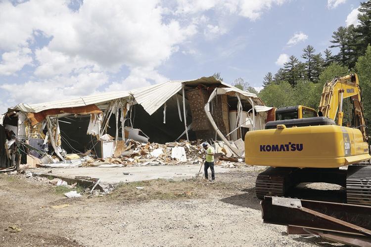 05-18-21 Artist Falls Demo cleaning piles wide