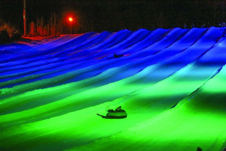 12-31-25 NYE Cranmore tubing colorful 1