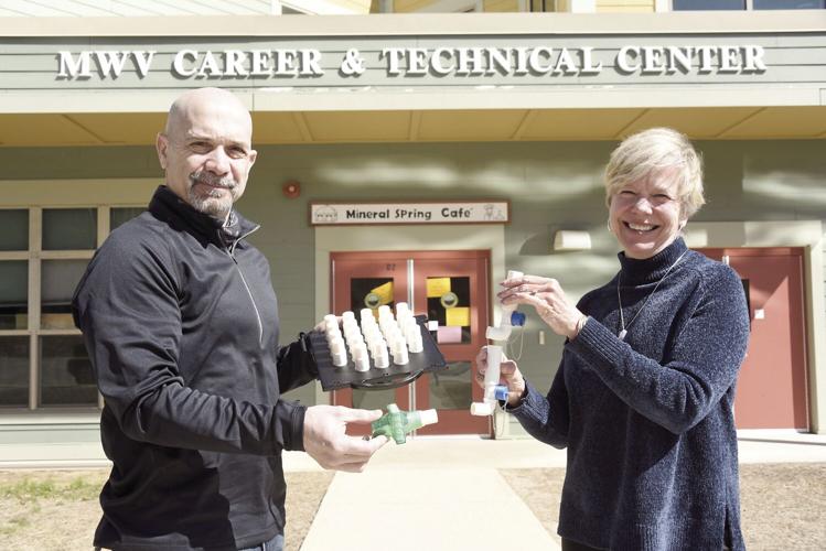 STEM Teacher of the Year - Joe Riddensdale - Ventilator 3-D prints