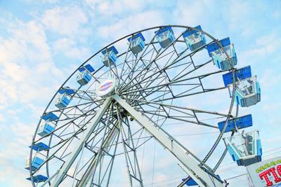 10-01-24 Fryeburg Fair ferris wheel below