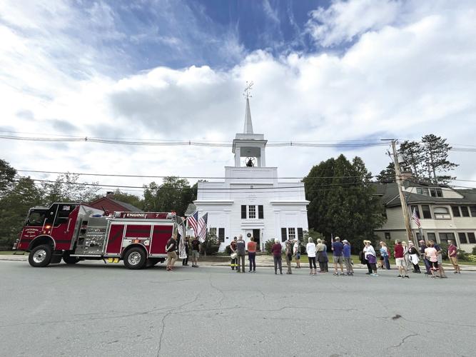 Jackson 9-11 Memorial wide by church