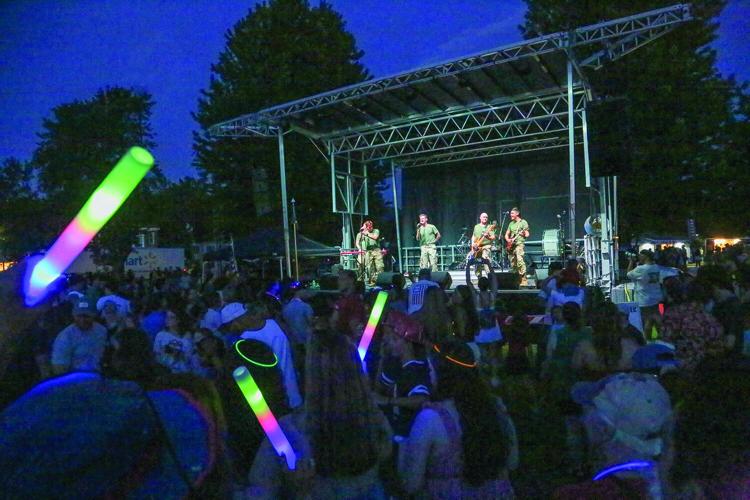 07-04-26 Fourth NoCo lights by stage wider