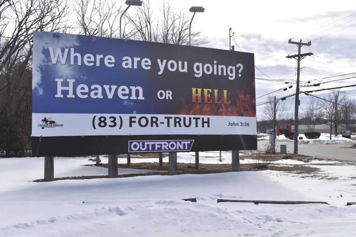 Heaven Or Hell Sign Troubles Local Pastor Local News Conwaydailysun Com