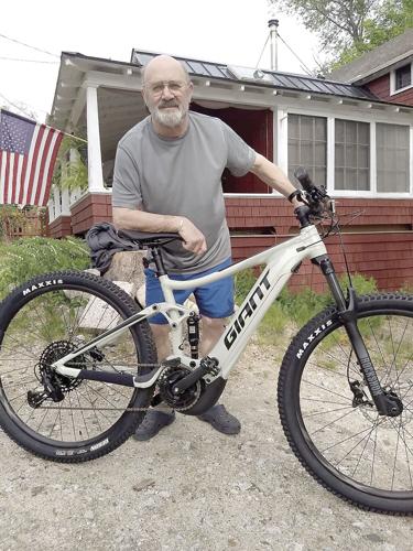 Wheel Family Fun - Bill Aughton with his e-bike