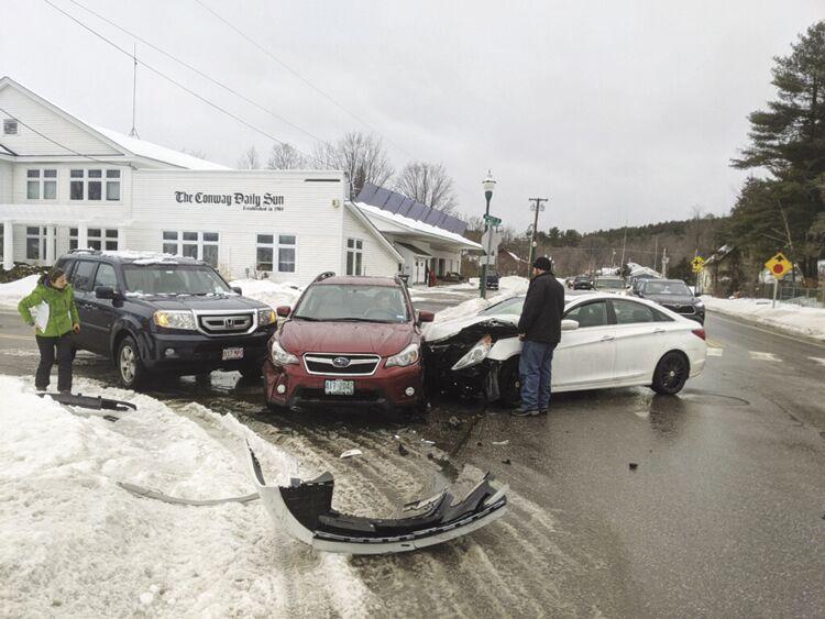Slushy storm make roads a mess in valley