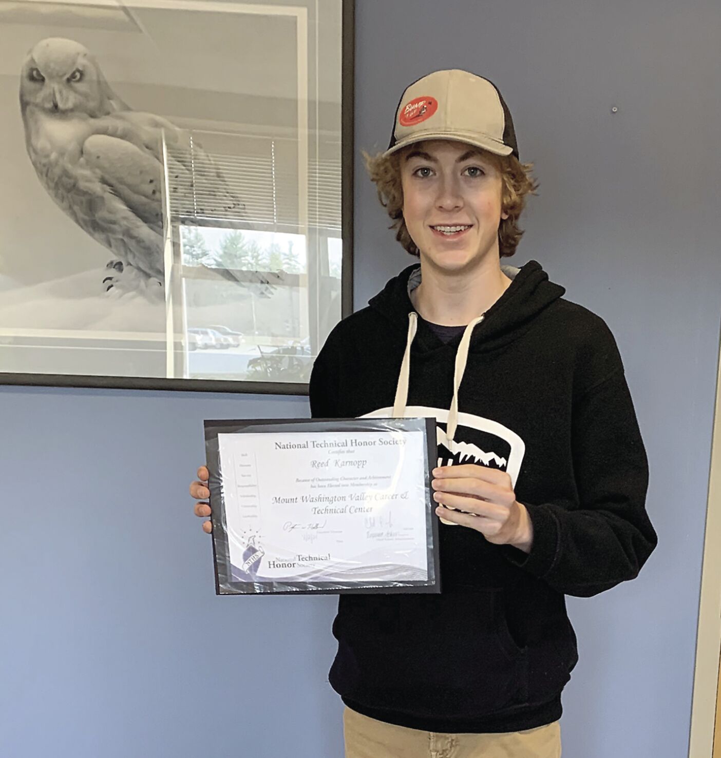 MWVCT Nation Technical Honor Society - Reed Karnopp