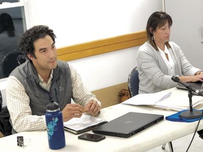 Jamel Torres at planning board meeting