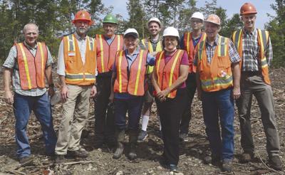 Kuster visits Kel-Log timber harvest