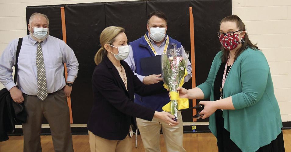 SAU 9 and VA vaccine - Ashley Kerr honored