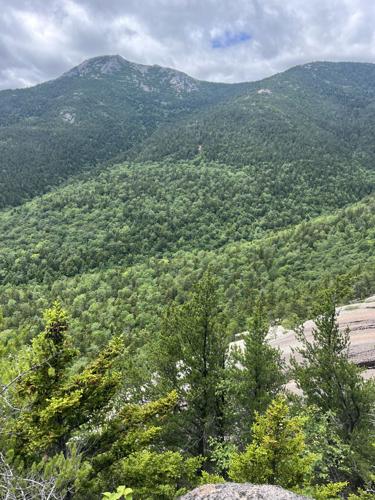 first view of Mount Chocorua from Carter Ledge