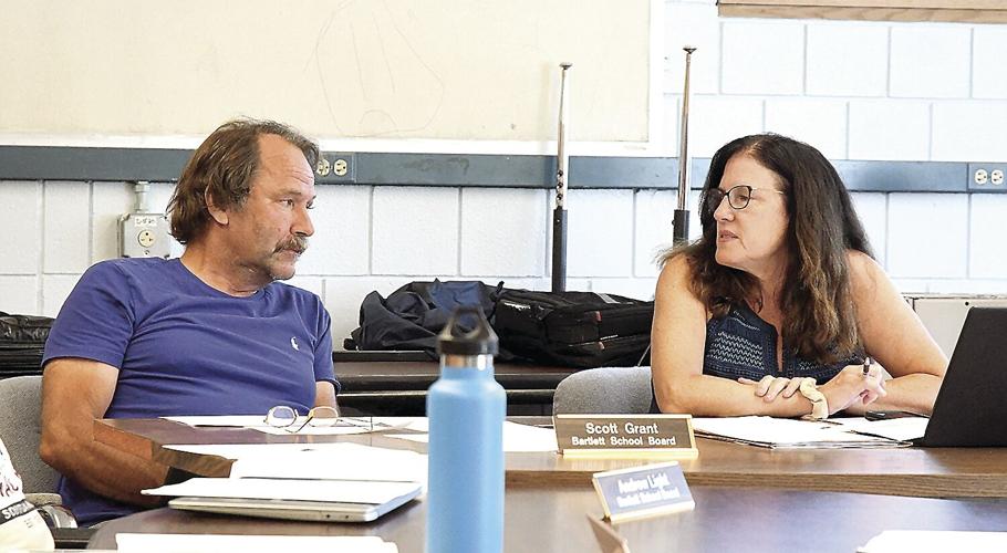 Bartlett School Board - tuition negotiations - Scott Grant and Nancy Kelemen