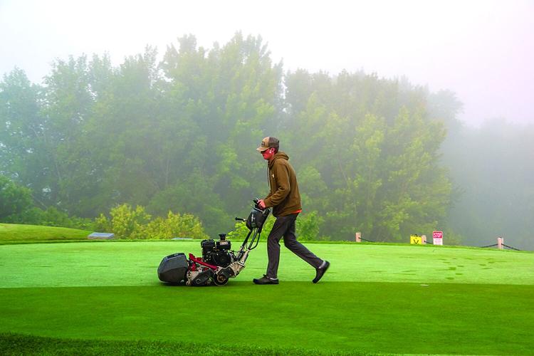 The Golf Column - WNorth Conway Country Club - Connor Buck prepares the course