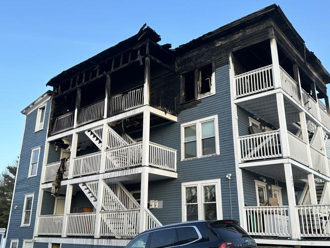 A Dec. 16 fire damaged the third floor and roof of this multi-family building at 395 Derrah St.