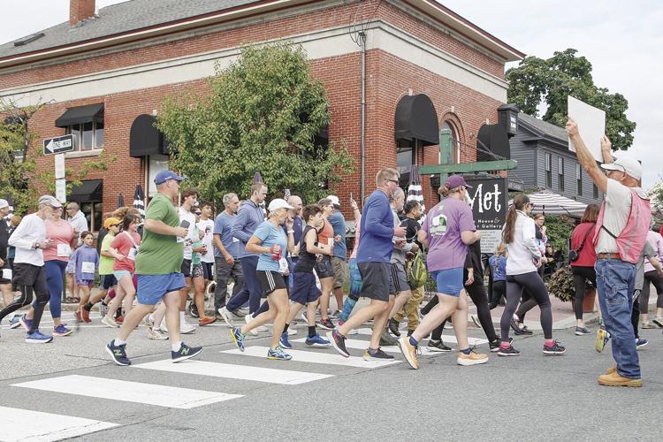 09-22-24 Milers Half Marathon start turn for 5K