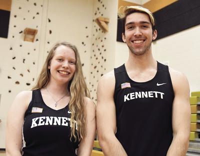 KHS SPRING SPORTS — Kennett Girls and Boys Track Team — Danielle Solomon and Chris Caputo