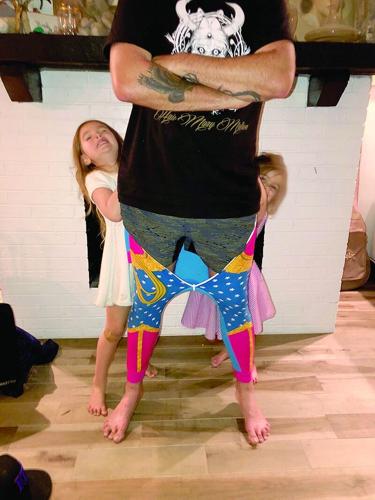 Getting silly with Dad