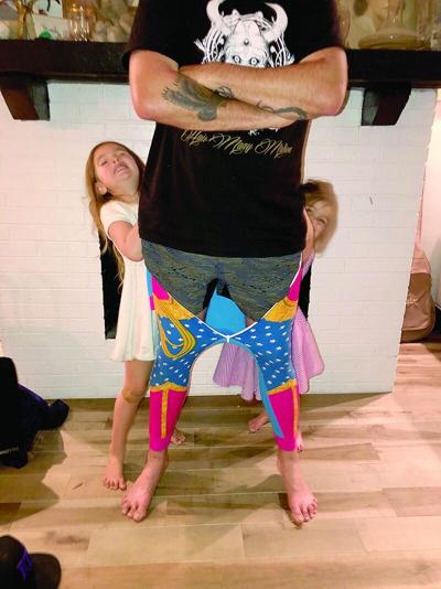 Getting silly with Dad