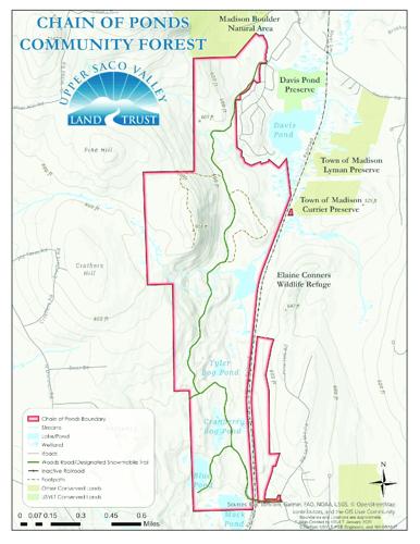 Wheel Family Fun - Chain of Ponds Community Forest - map