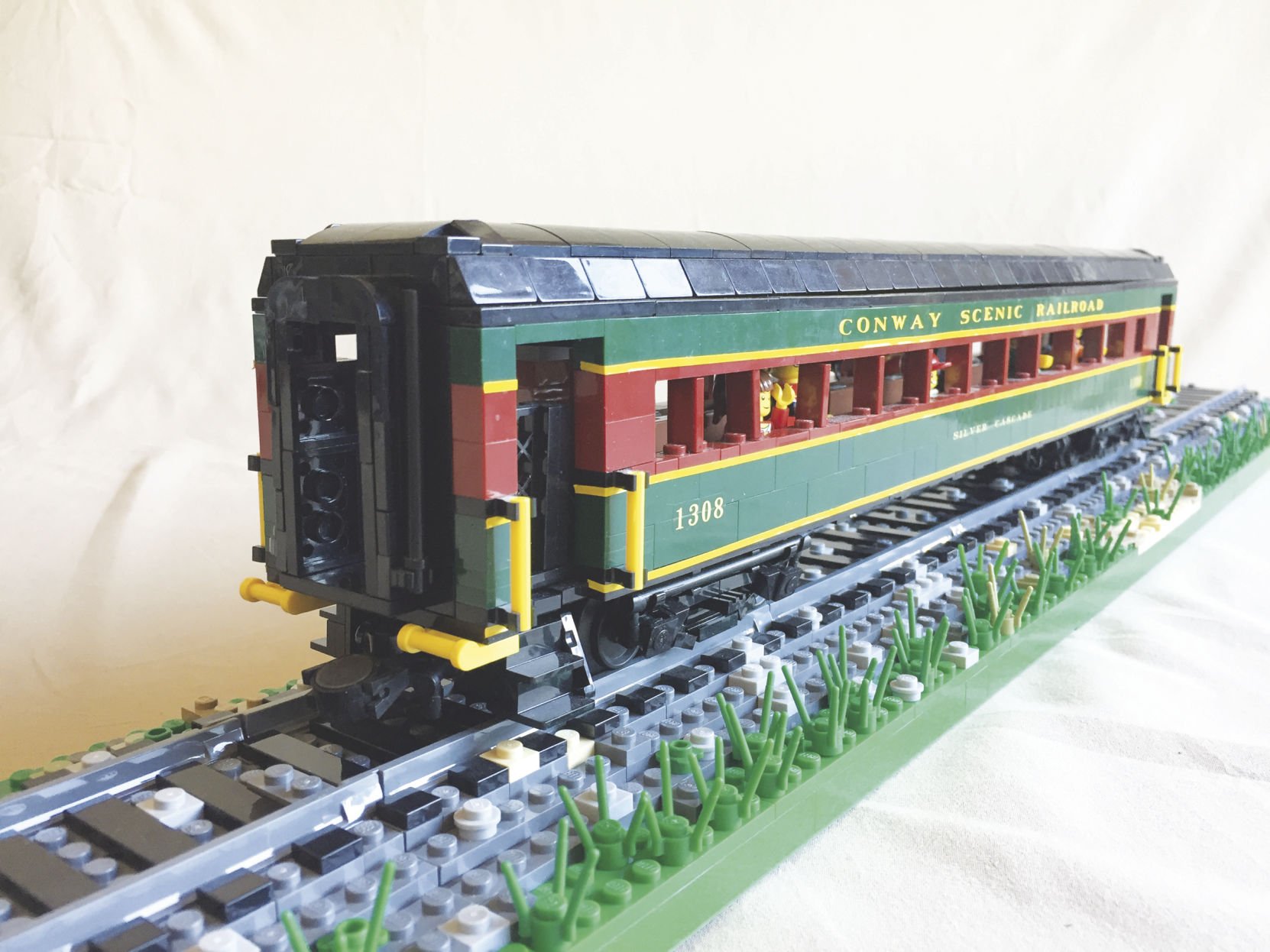 lego steam engine train