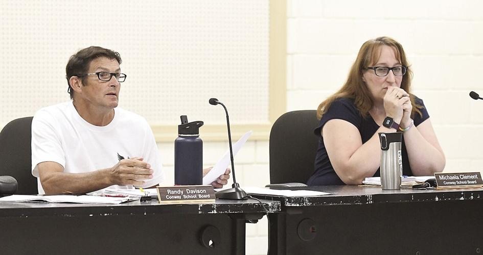 Conway School Board - candidates - Randy Davison and Michaella Clement