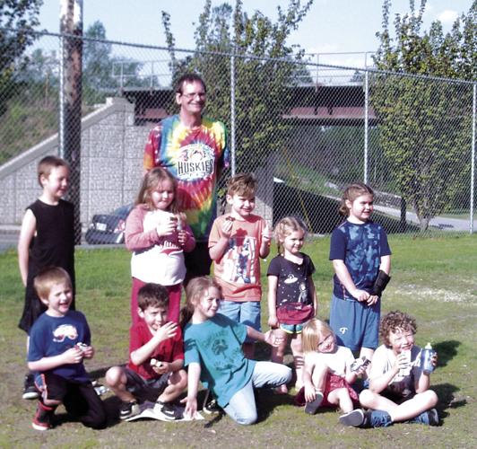 Coach James Couhie and Berlin Recreation Kickball 2018 Participants.JPG