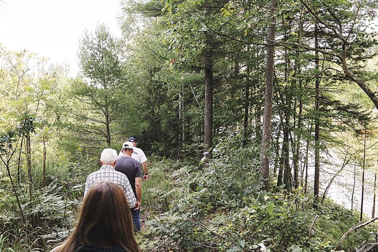 09-14-21 Pond Walk walking in woods wide