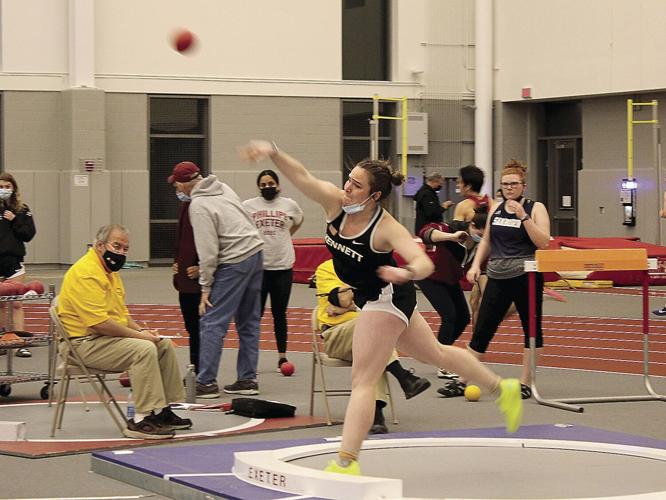KHS Indoor Track - Taylor Garland shot put 1