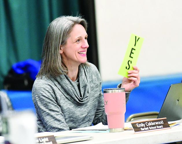 Bartlett School Meeting - Emily Calderwood tuition contract vote