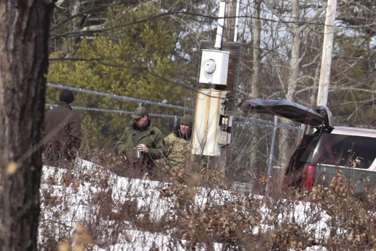 Police gathered constituion park