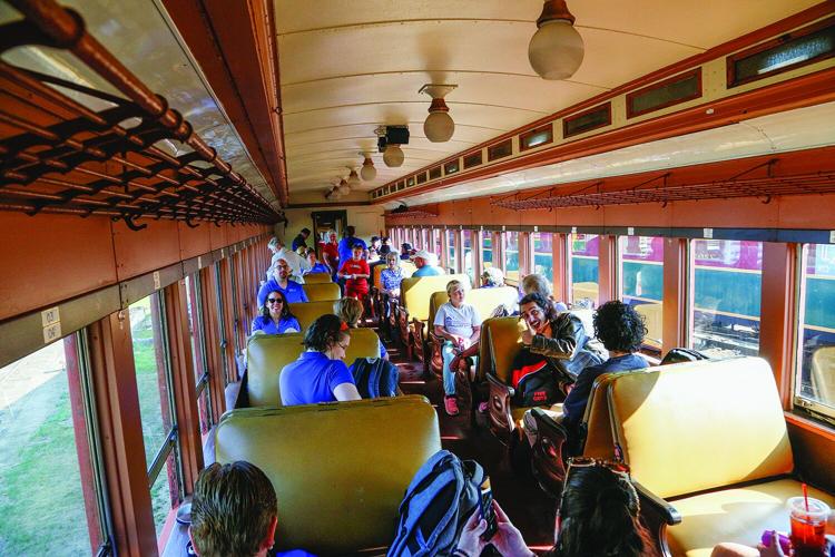 08-02-25 CSRR 150th train ride mwv band in train car