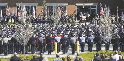Officers honor Cpl. Cole
