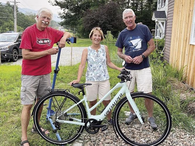Wheel Family Fun - MWV Bicycling Club members Dave Kinsman and Diane and Jim Rees