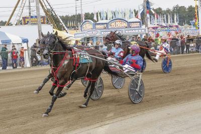 10-06-23 Fryeburg Fair harness vendors behind