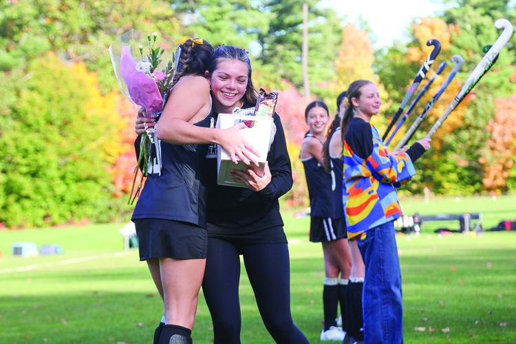 10-15-26 KHS FH seniors troon hug