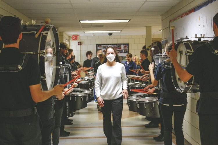 10-28-22 Drumline for Dowe corey drumline wider