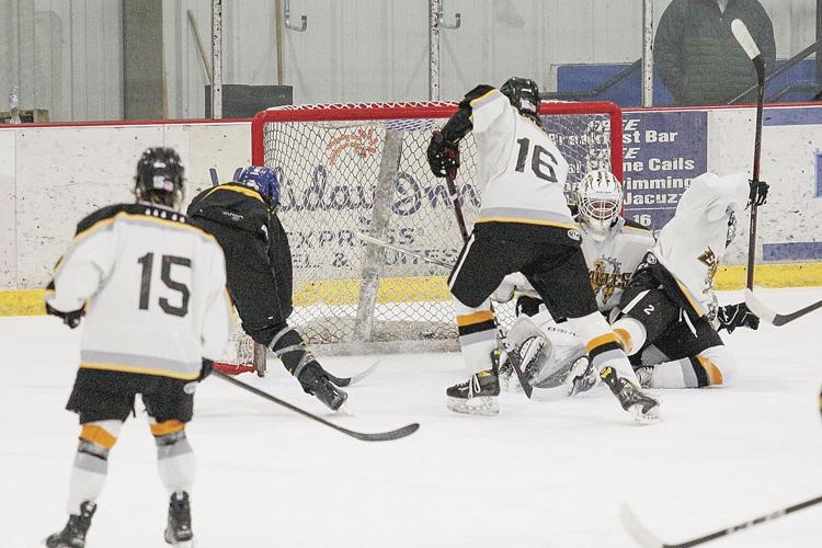 12-28-23 Peter Hall Hockey neureuther goal