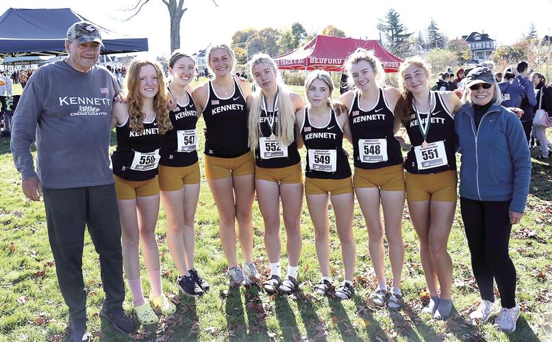 KHS cross-country girls at the meet of champions - team