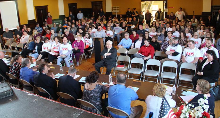 Large turnout at budget hearing