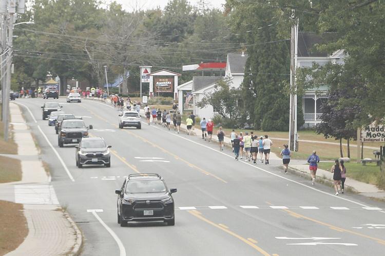 09-22-24 Milers Half Marathon wide runners along 16