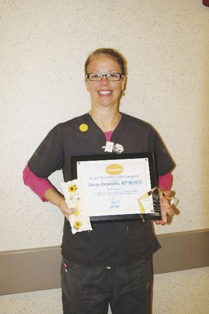 Stacey Desjardins honored with Bridgton Hospital's Sunshine Award